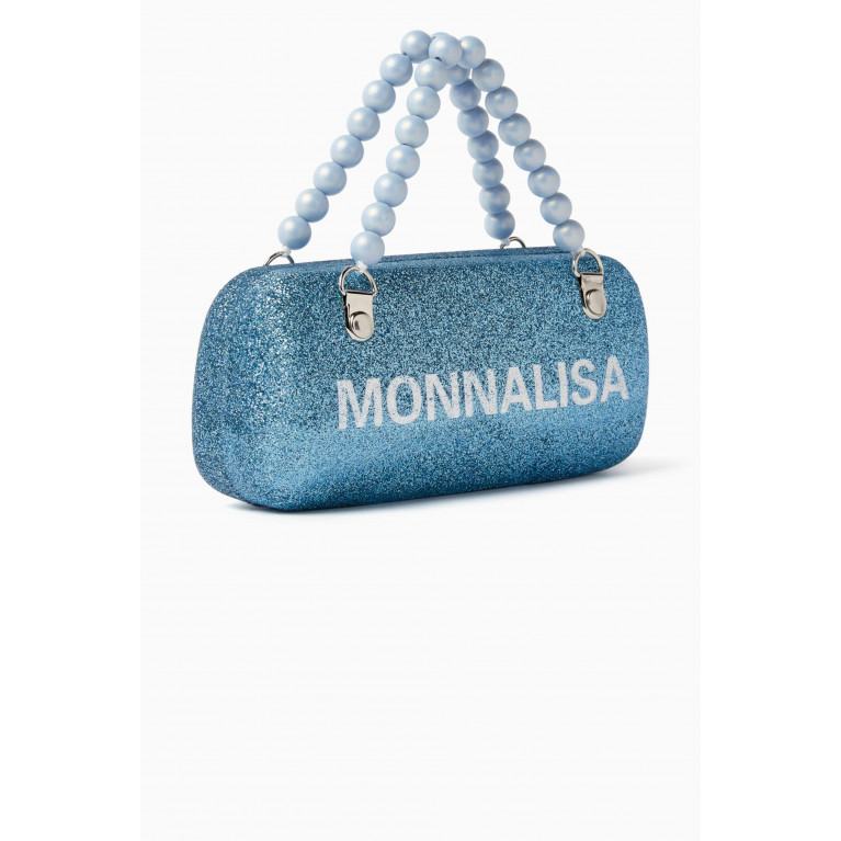 Monnalisa - Rhinestone Round Glasses in Metal