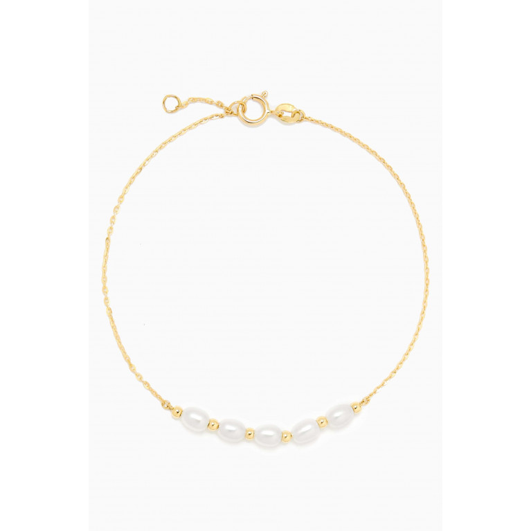 Damas - Kiku Jolie Pearl Bracelete in 18kt Gold