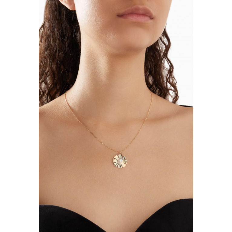 Damas - Farfasha Happy Sunkiss Pearl & Diamond Necklace in 18kt Gold