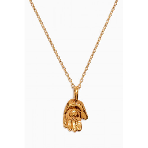 Alighieri - The Token of Love Amulet Necklace in 24kt Gold-plated Bronze