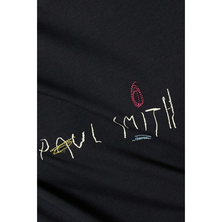 Paul Smith - Graphic Logo T-shirt in Organic Cotton Jersey