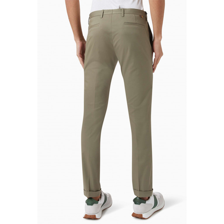 Paul Smith - Slim-fit Trousers in Stretch-cotton Neutral