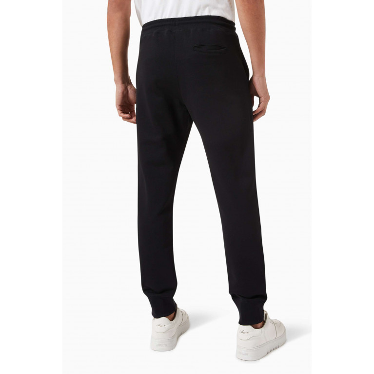 PS Paul Smith - Zebra Logo Sweatpants in Cotton Black