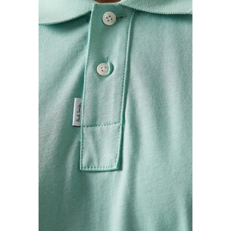 PS Paul Smith - Polo Shirt in Organic Cotton-jersey Green
