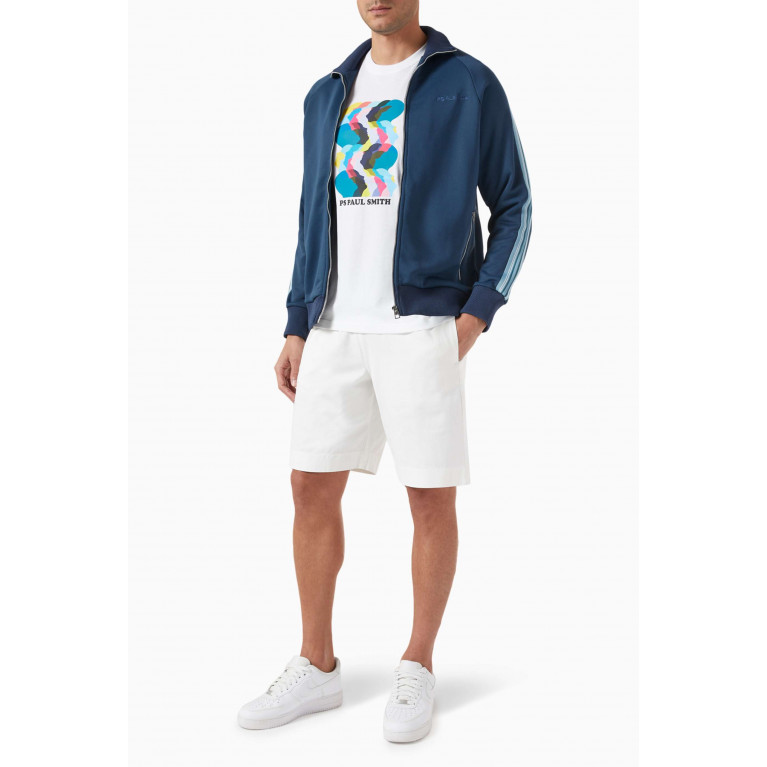 PS Paul Smith - Zip-Up Track Jacket in Cotton Blend