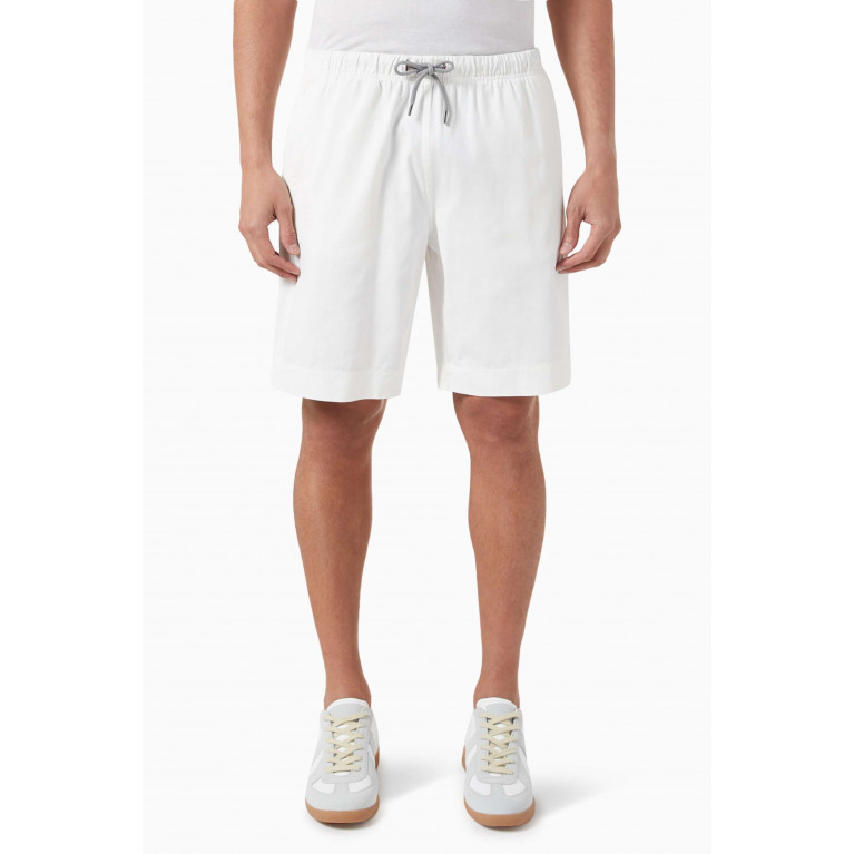 PS Paul Smith - Zebra Logo Shorts in Cotton White