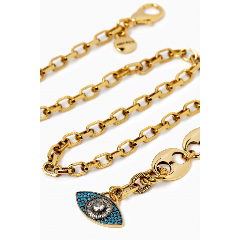 Mon Reve - Lucky Lover Necklace in Gold-plated Brass