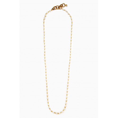 Mon Reve - Pearl Perfect Necklace in Gold-plated Brass