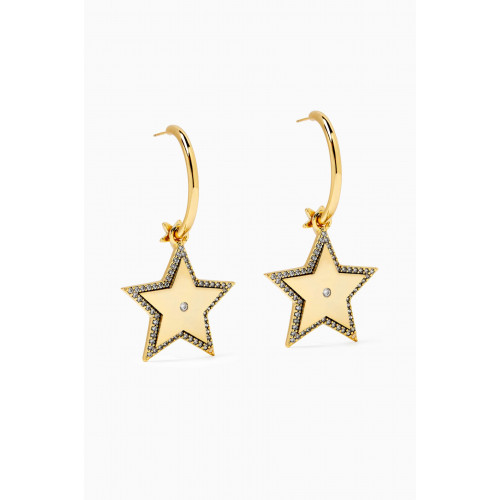 Mon Reve - Titania Drop Earrings in Gold-plated Brass