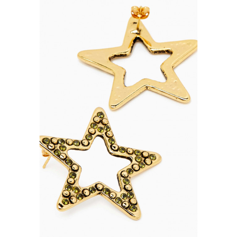 Mon Reve - Melange Earrings in Gold-plated Brass