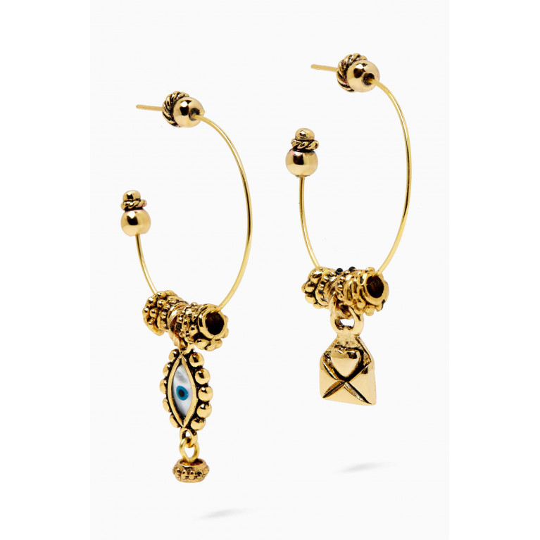 Mon Reve - Baglia Earrings in Gold-plated Brass
