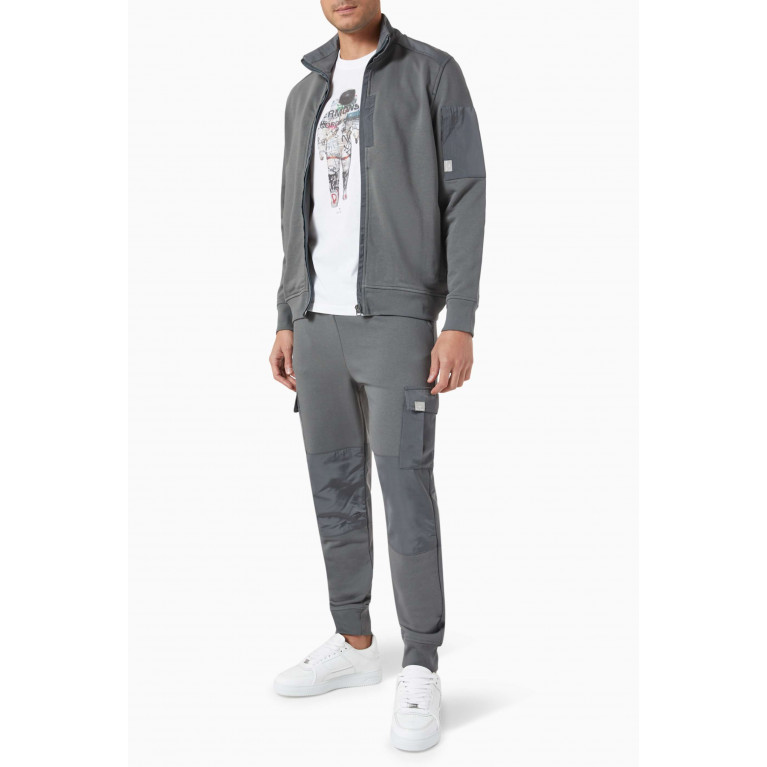 PS Paul Smith - Zip-up Track Jacket in Cotton Blend