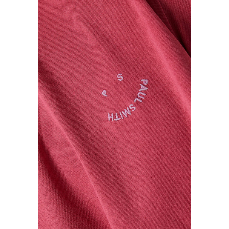 PS Paul Smith - Happy T-Shirt in Cotton Pink