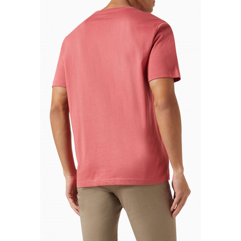 PS Paul Smith - Zebra Logo T-shirt in Cotton-jersey Pink