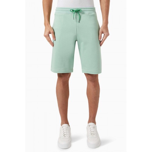 PS Paul Smith - Zebra Logo Shorts in Organic Cotton Jersey Green