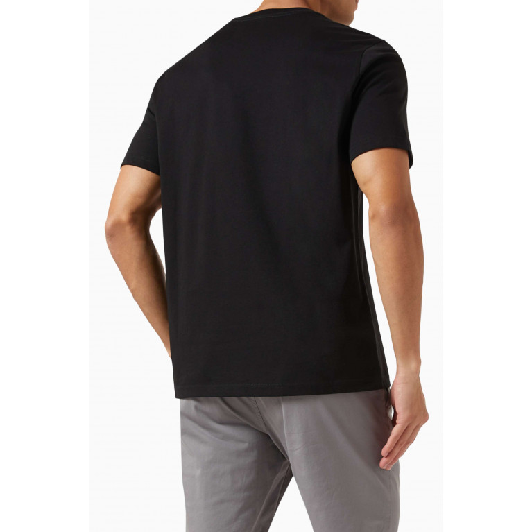 PS Paul Smith - 'Cycle' T-Shirt in Organic Cotton Black