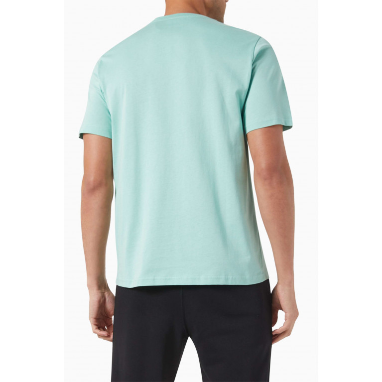 PS Paul Smith - Domino Print T-shirt in Cotton-jersey Green