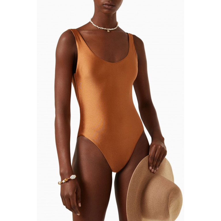 Jade Swim - Contour One-piece Swimsuit in Lycra-blend