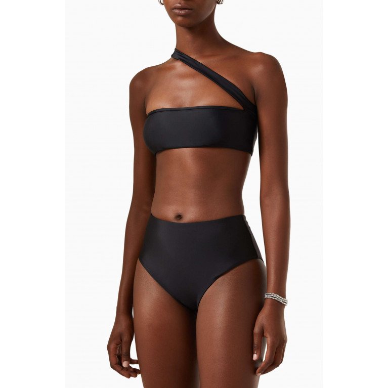 Jade Swim - Bound Bikini Briefs Black