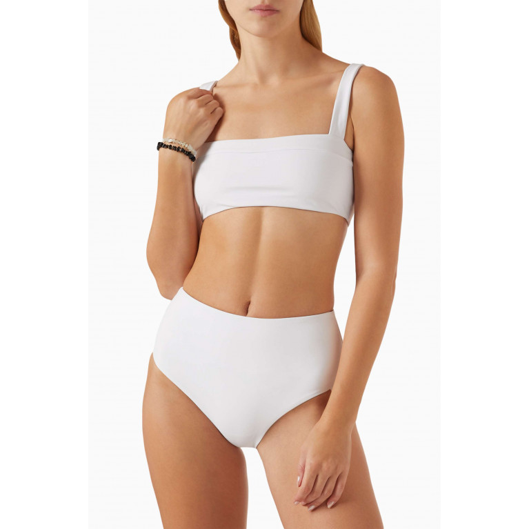 Jade Swim - Bound Bikini Briefs White