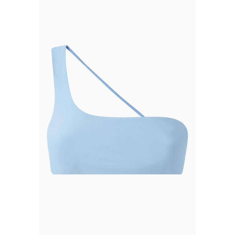 Jade Swim - Apex One-shoulder Bikini Top in Lycra-blend