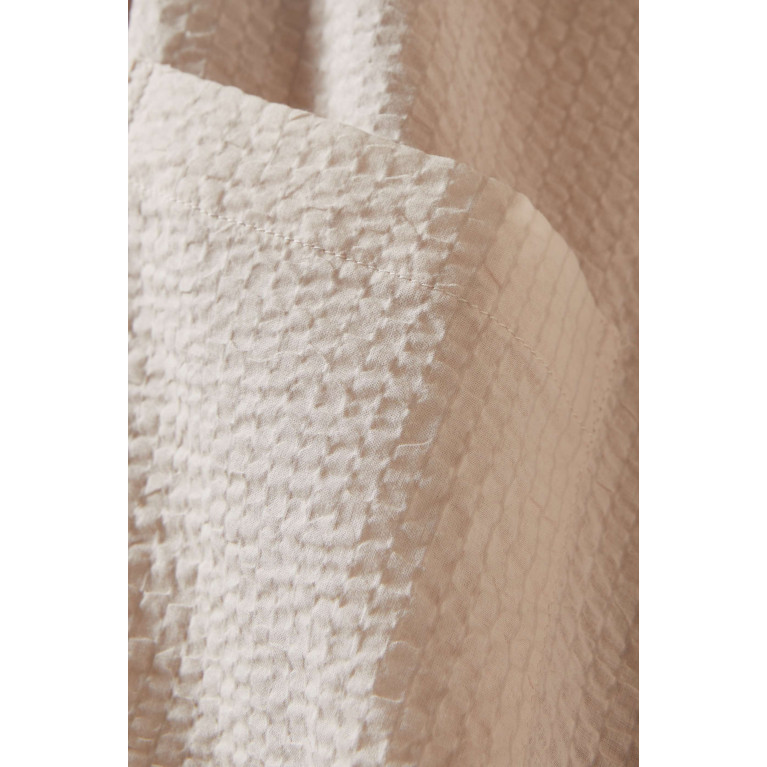 Jade Swim - Mika Top in Textured-cotton Neutral