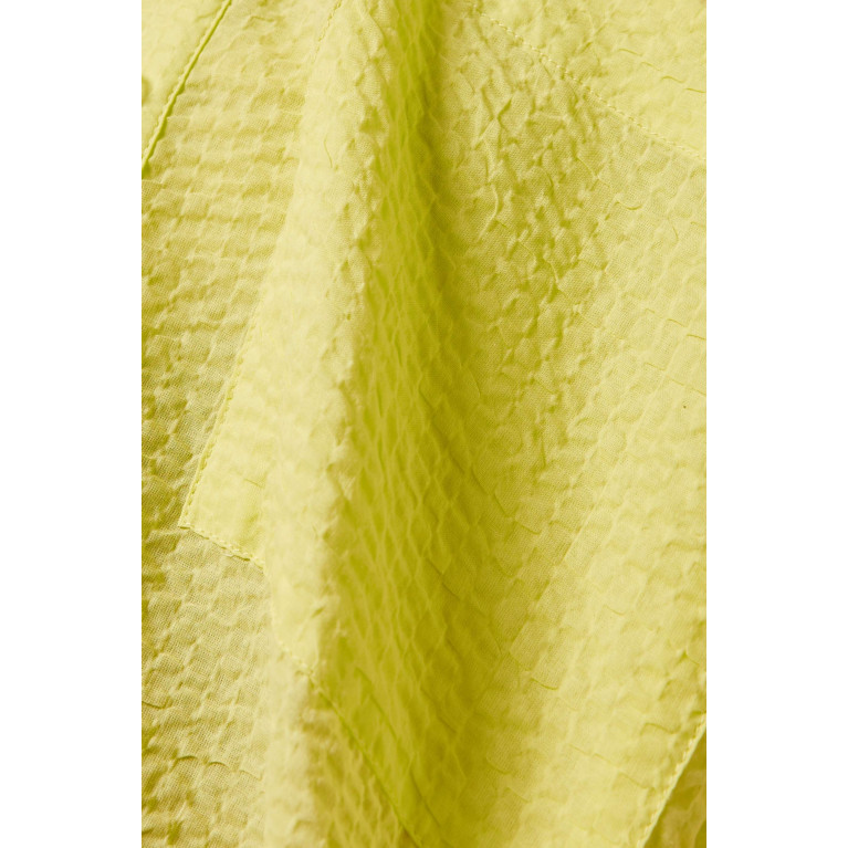 Jade Swim - Mika Top in Textured-cotton Yellow