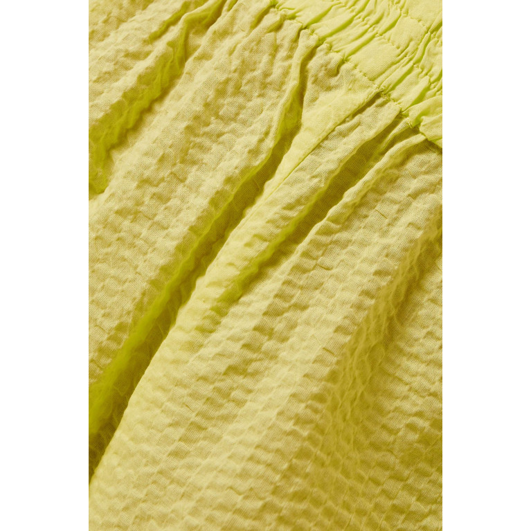 Jade Swim - Mika Pants in Textured-cotton Yellow