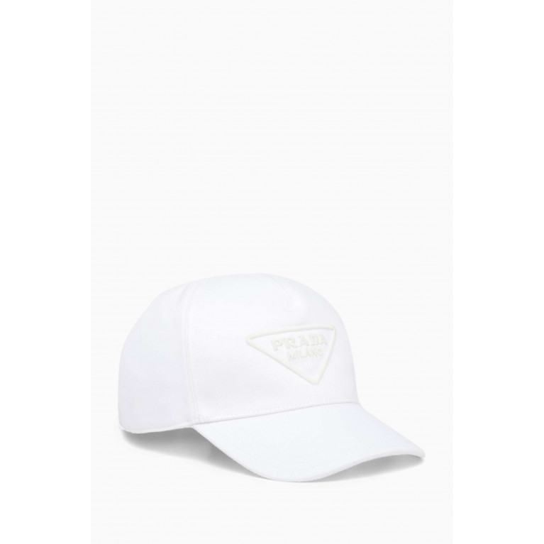 Prada - Drill Logo Baseball Cap in Cotton