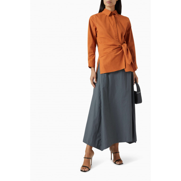SH Collection - Flared High-waisted Maxi Skirt