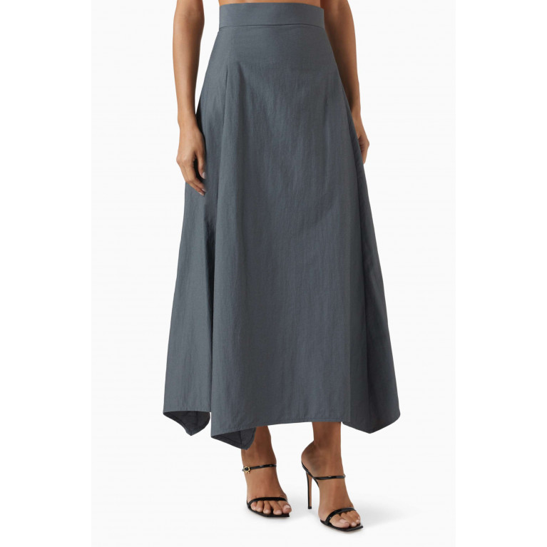 SH Collection - Flared High-waisted Maxi Skirt