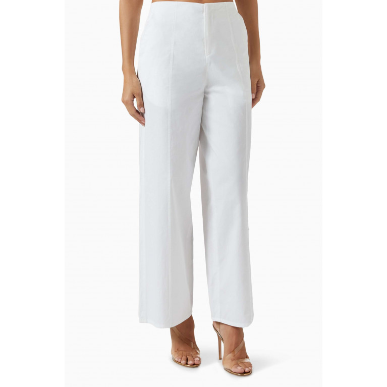 SH Collection - Wide-leg Pants in Cotton-blend