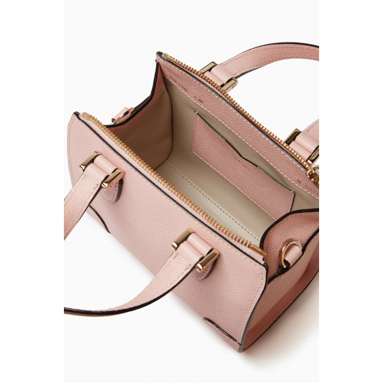 Valextra - Micro Babila Boston Top-handle Bag in Leather