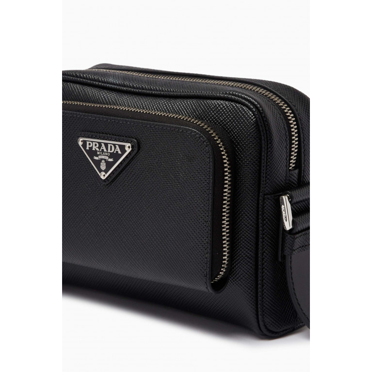 Prada - Logo Crossbody Bag in Saffiano Leather