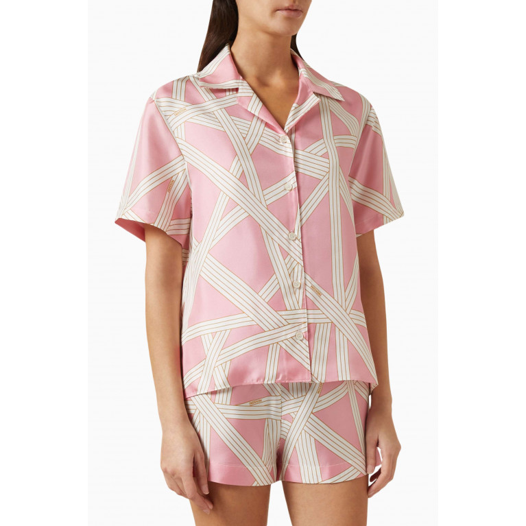 Missoni - Nastri Short Pyjama Set in Silk Pink