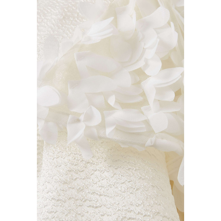 Poca & Poca - Floral Draped Sleeve Dress