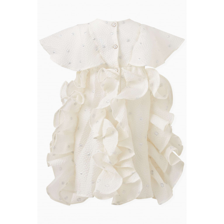 Poca & Poca - Ruffled Cap Sleeve Dress