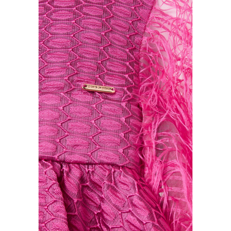 Poca & Poca - Feather Sleeve Dress