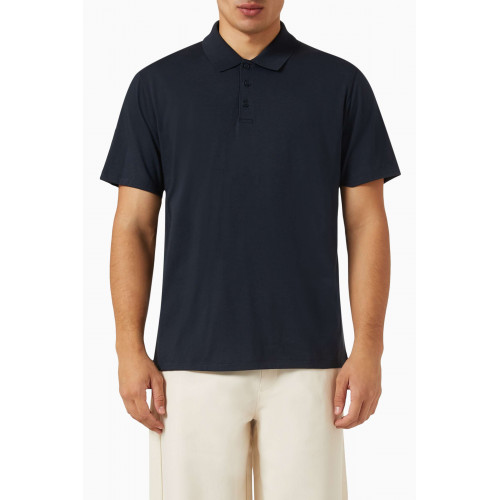 Vince - Polo Shirt in Cotton Blue