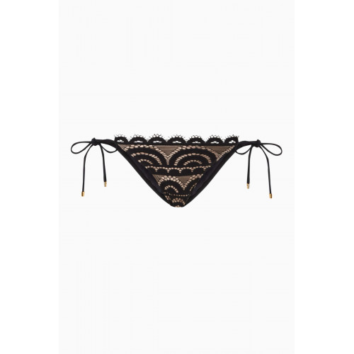 PQ Swim - Midnight Lace Tie-up Bikini Briefs