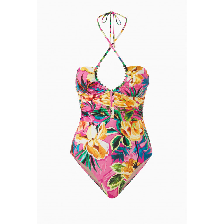 PQ Swim - Embroidered One-piece Swimsuit