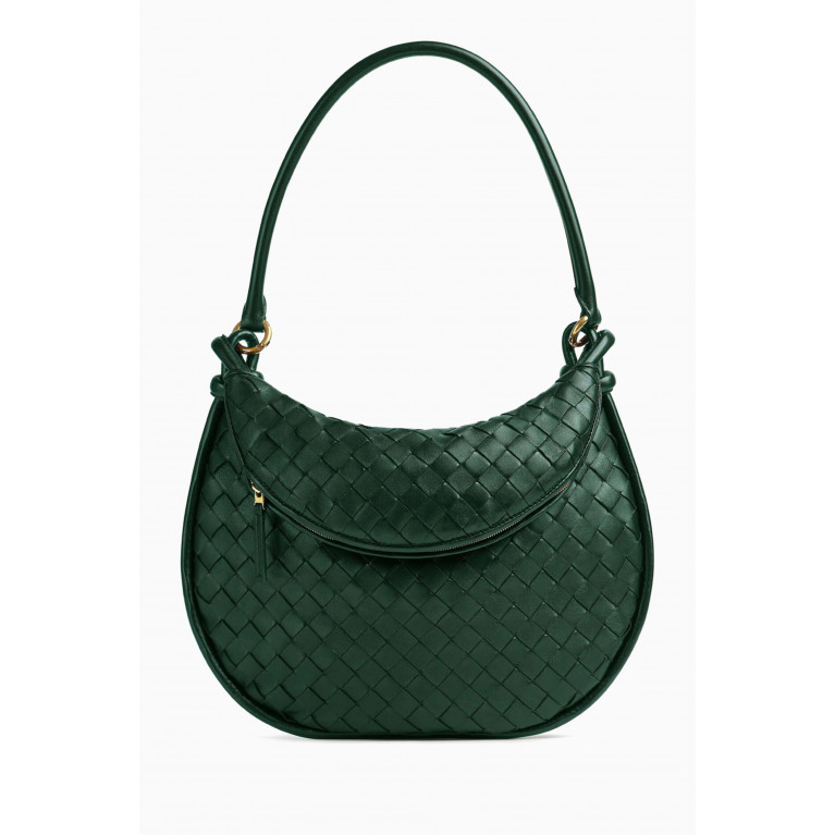 Bottega Veneta - Medium Gemelli Shoulder Bag in Intrecciato Leather