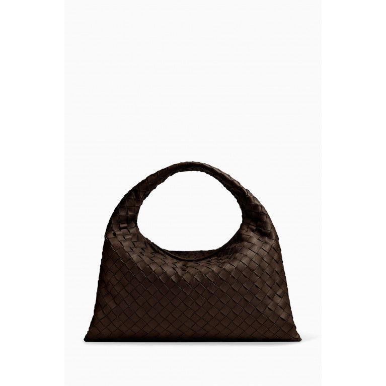 Bottega Veneta - Small Hop Hobo Bag in Intrecciato Leather