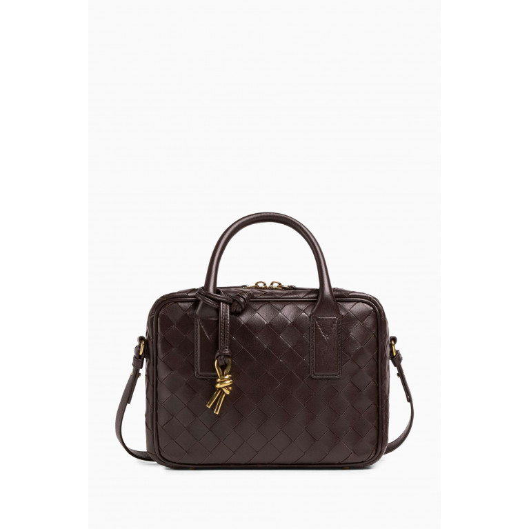 Bottega Veneta - Small Getaway Top-handle Bag in Intrecciato Leather