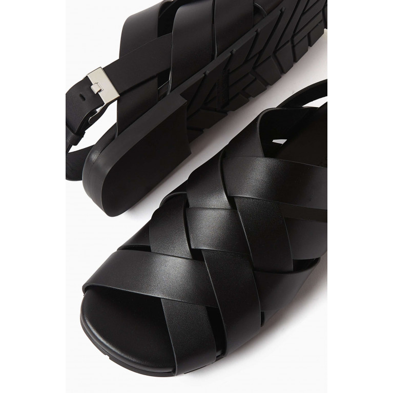 Bottega Veneta - Alfie Sandals in Intrecciato Leather
