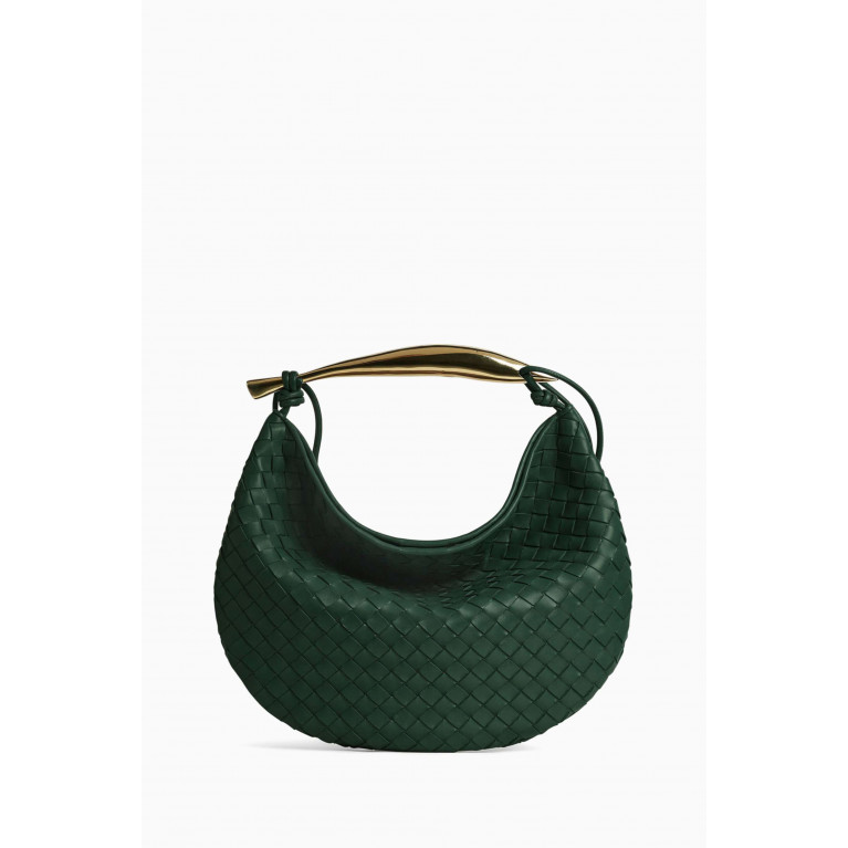 Bottega Veneta - Medium Sardine Top-handle Bag in Intrecciato Leather