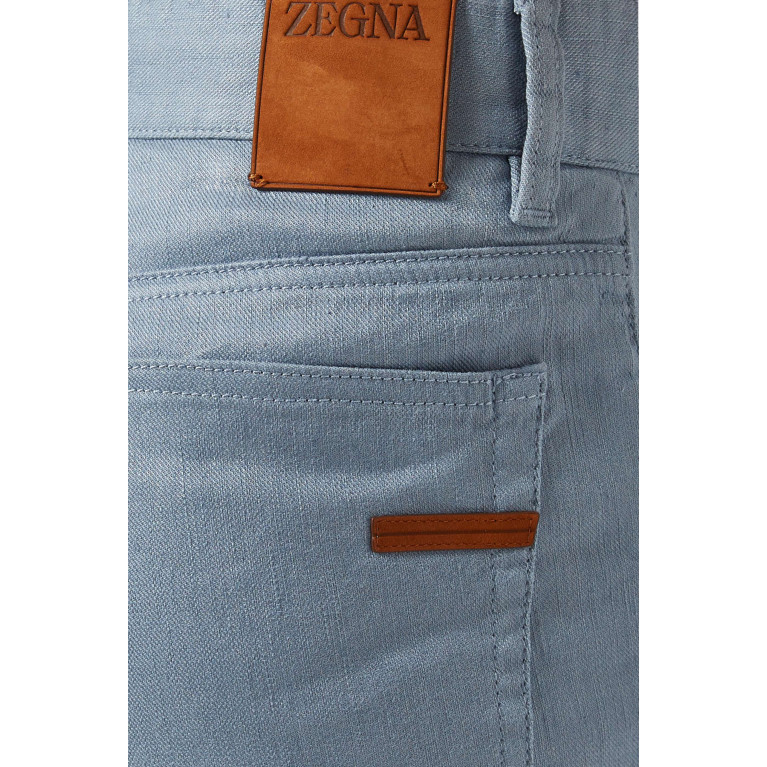 Zegna - Roccia Pants in Stretch Linen-blend
