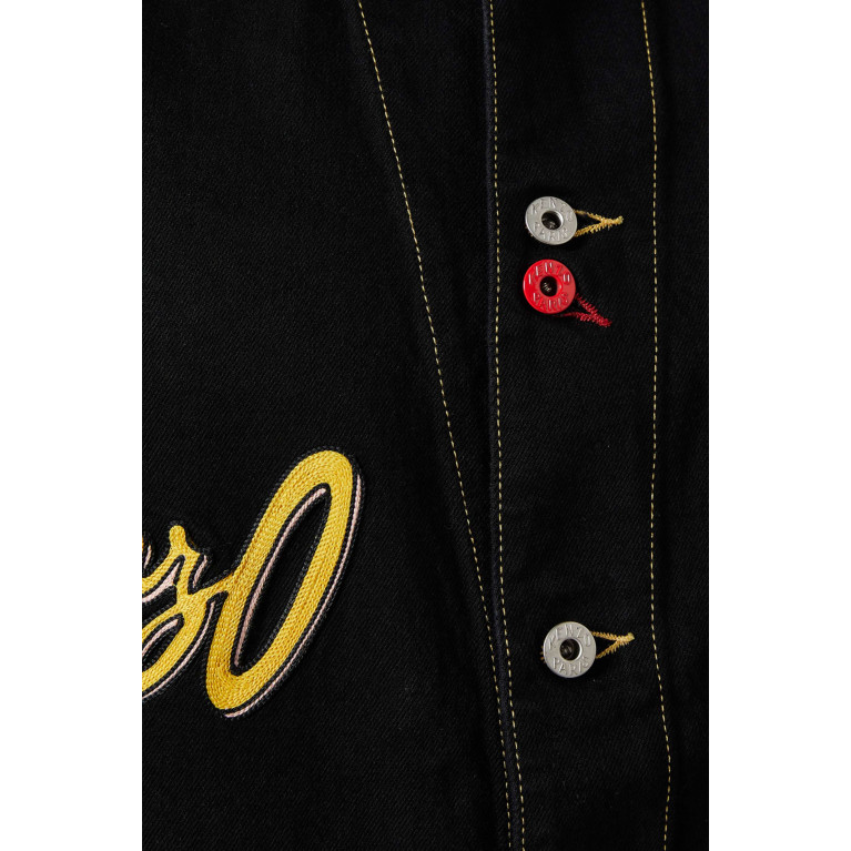 Kenzo - Archive Logo Workwear Jacket in Denim