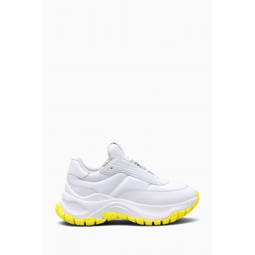 Marc Jacobs - The Lazy Low-top Sneakers in Nylon & Leather White