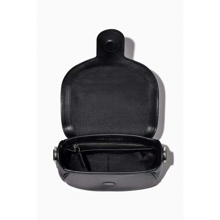 Marc Jacobs - The Small J Marc Saddle Bag in Leather Black